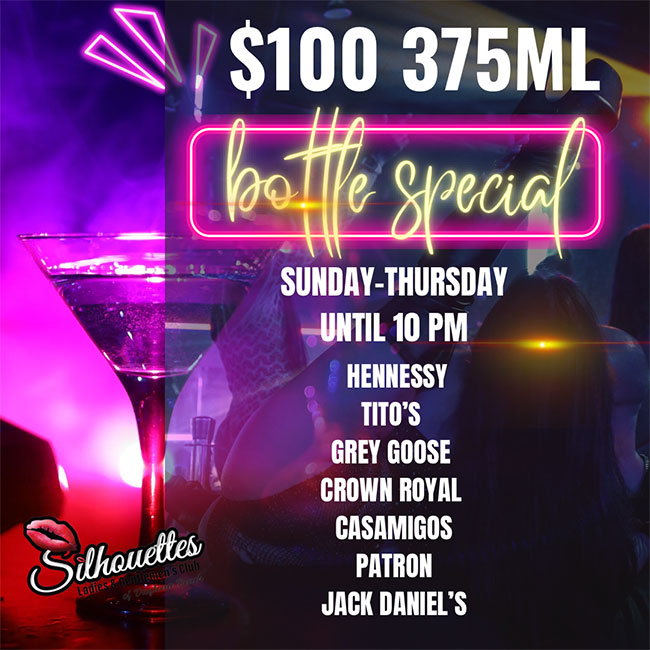 $100 Bottle Specials